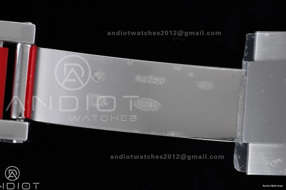 Best 813 Oysterflex V2 Stick 1:1 Daytona Strap Edition 126519 Dial on (Weighted) VSF Silver VS4131 Black Stretchable 0227